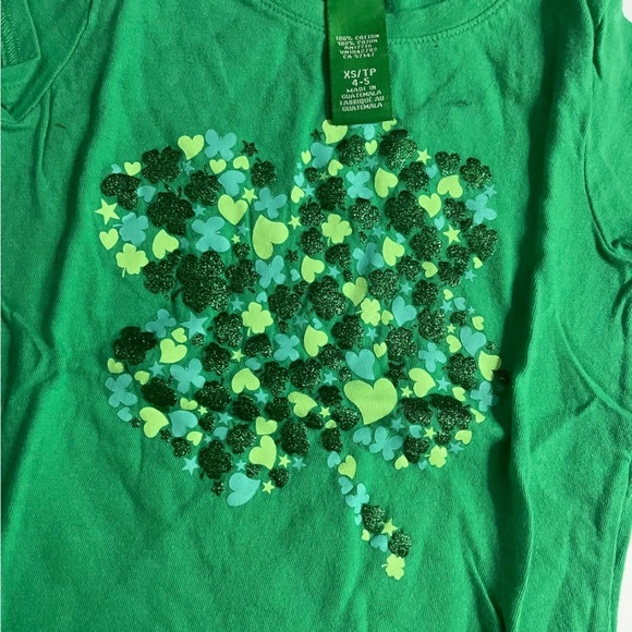 Target • Green Shamrock Kids Tee Shirt St Patrick’s Day - Picture 2 of 4